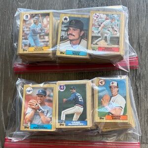 Vintage Baseball Trading Cards Set
